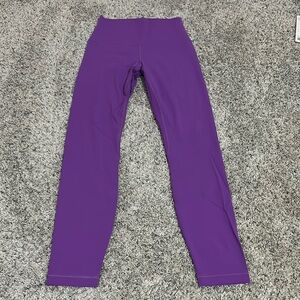Lululemon Moonlit Magenta High Rise Align Leggings 25” Inseam Size 4
